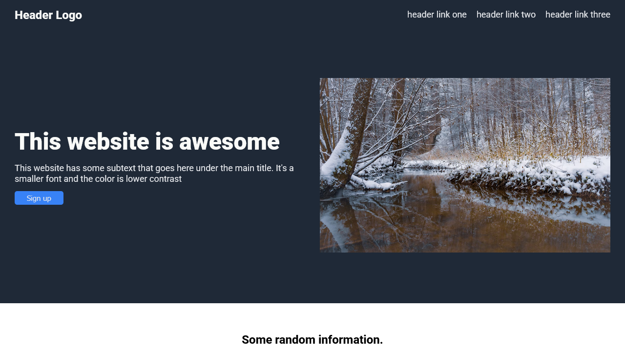 Odin Landing Page preview