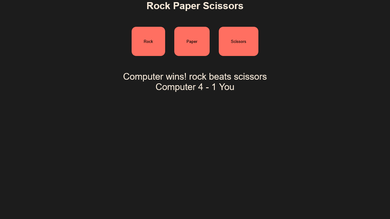 Rock Paper Scissors preview